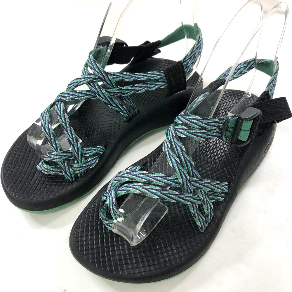 Chaco ZX/2? Women's 6 Toe Loop Hiking Trail Strappy Sport Sandals Green